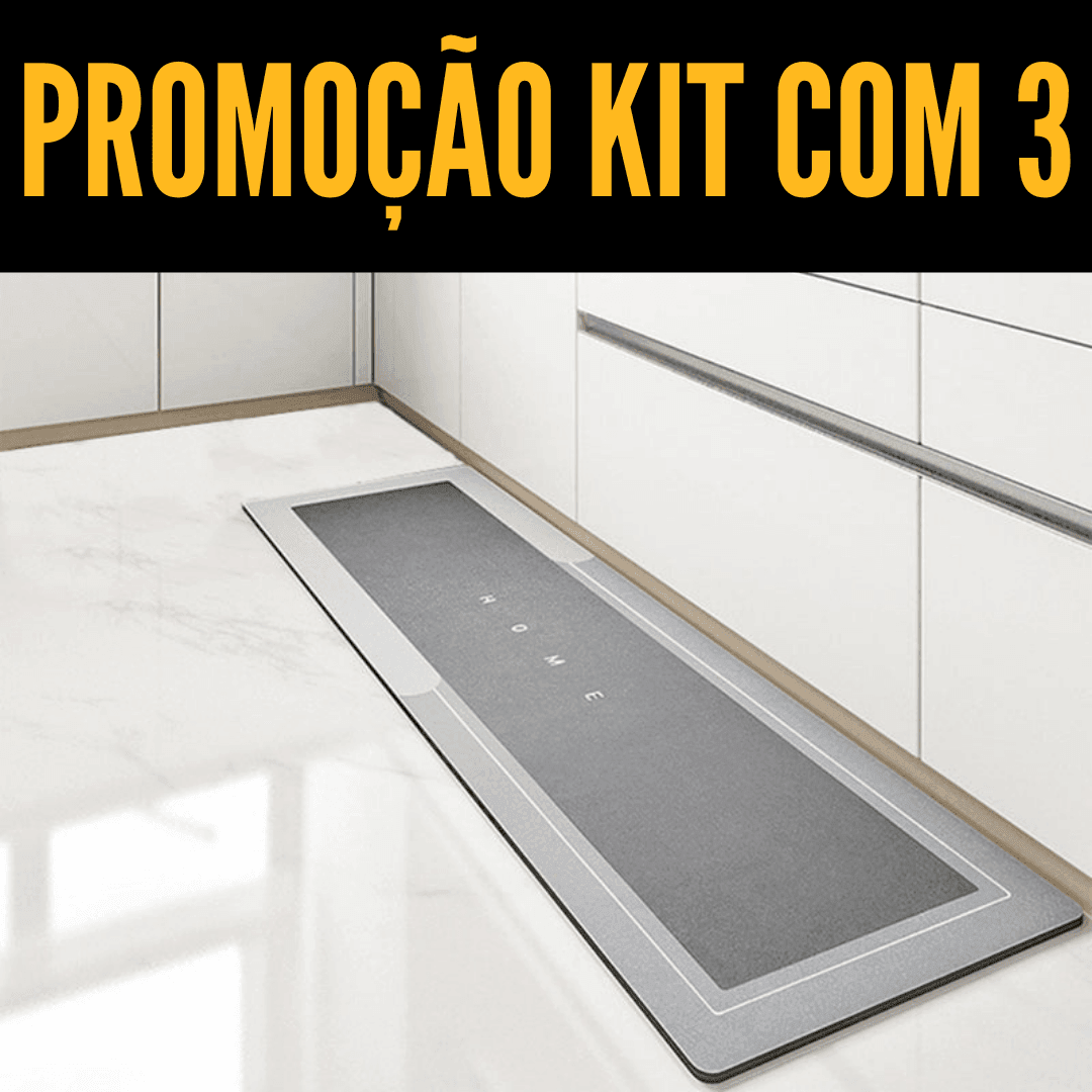 Tapete Antiderrapante e Absorvente Premium - PROMOÇÃO OUTUBRO