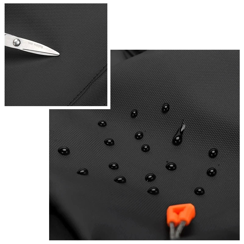 Mochila Masculina Grande Capacidade e Material Impermeável para Viagem e Uso Escolar