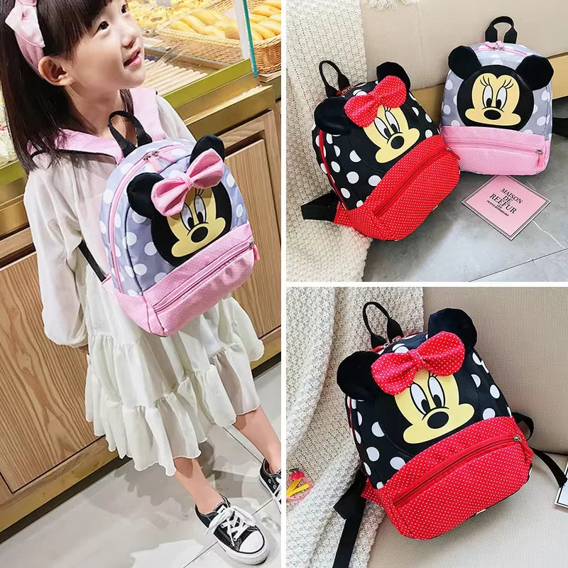 Mochila Infantil Minnie e Mickey Mouse Leve