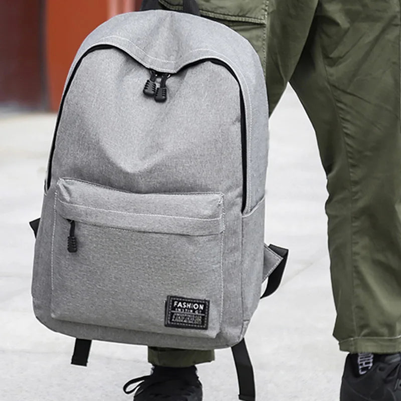 Mochila Escolar Unissex Versátil 15” em Tecido Oxford Lavável para Laptop