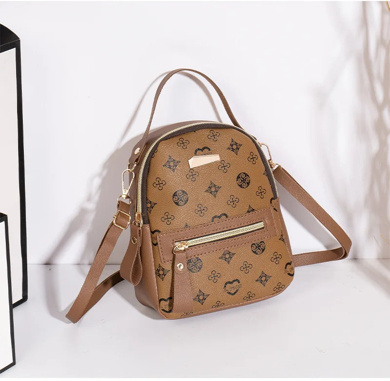 Mochila Escolar Feminina Estampada Estilo Floral