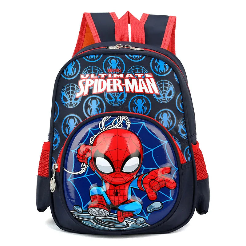 Mochila Infantil Homem-Aranha para Meninos com Alças Duplas