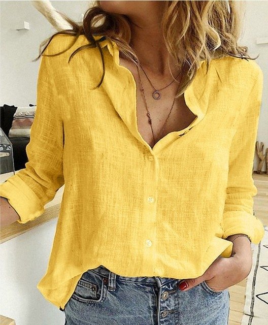 Camisa De Linho Feminina - Abigail