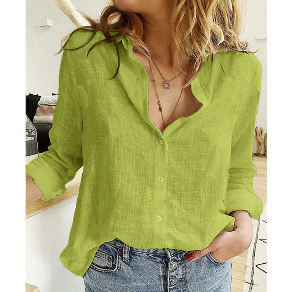 Camisa De Linho Feminina - Abigail