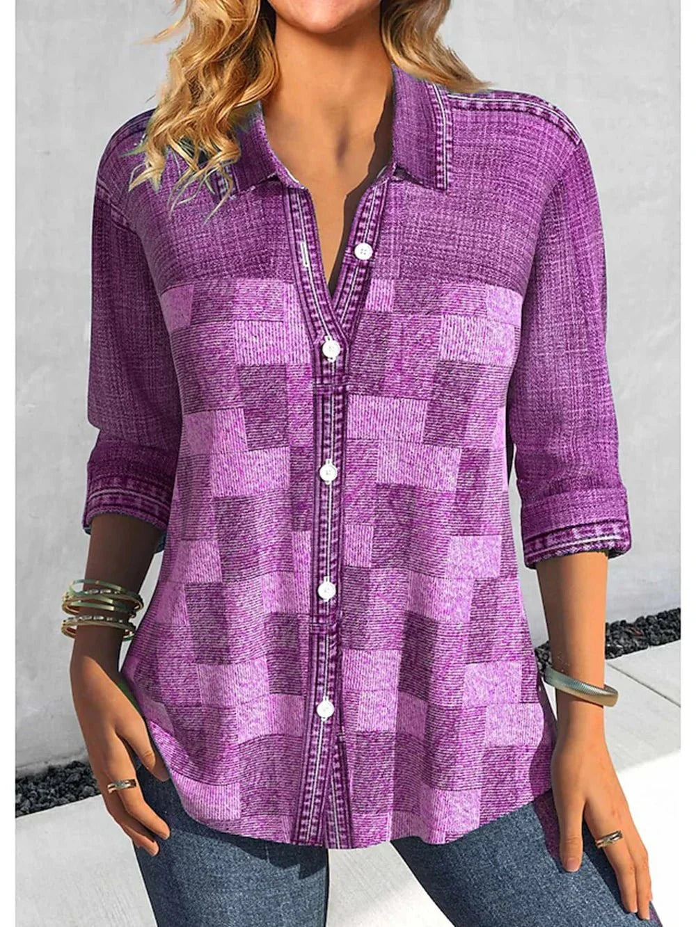 Camisa Feminina Xadrez