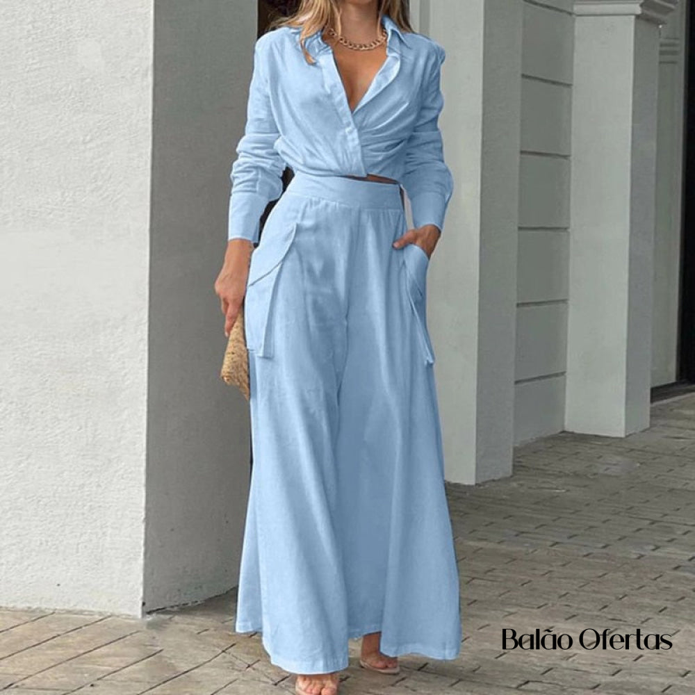 Conjunto Feminino Casual Nina - INFINITO DO AMOR