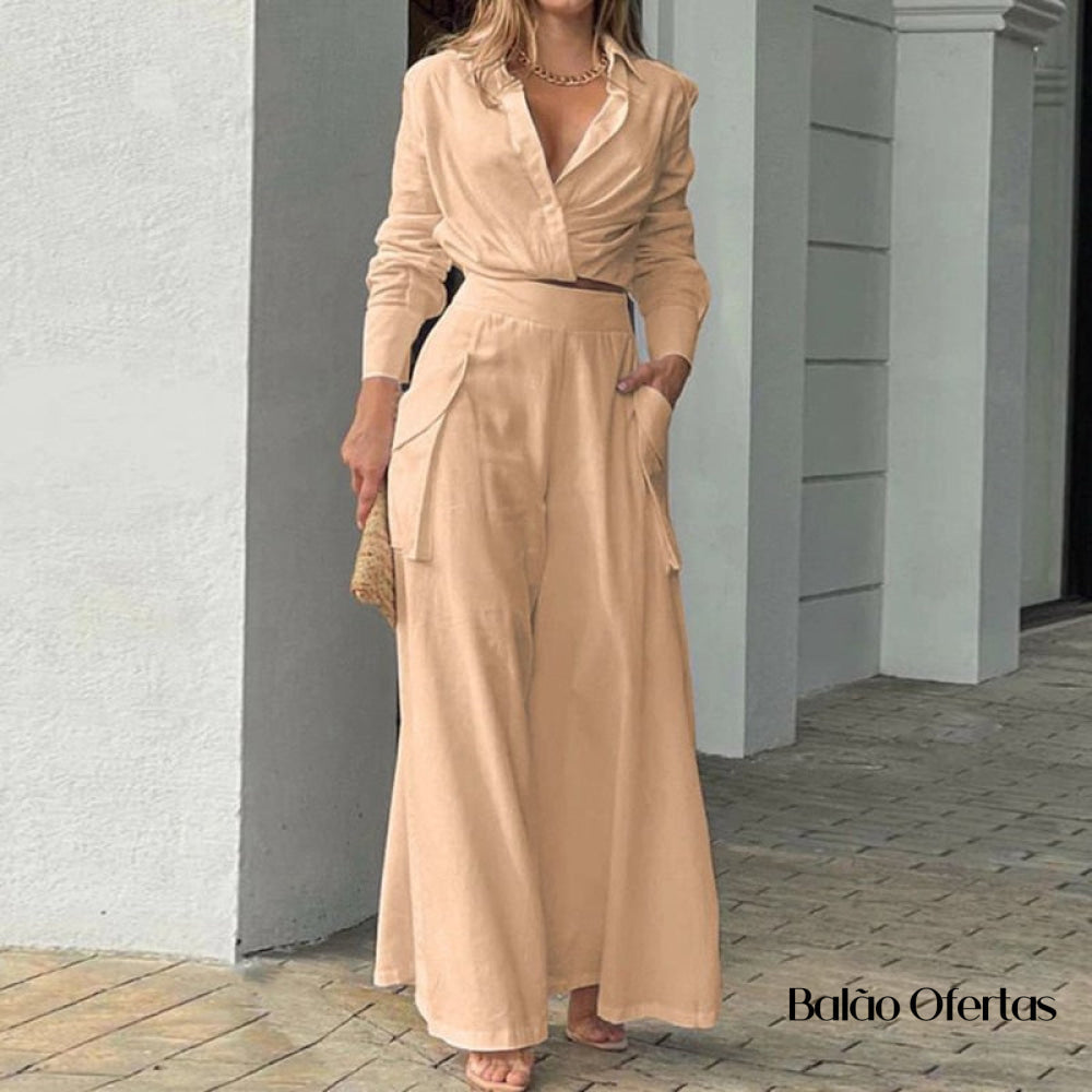 Conjunto Feminino Casual Nina - INFINITO DO AMOR