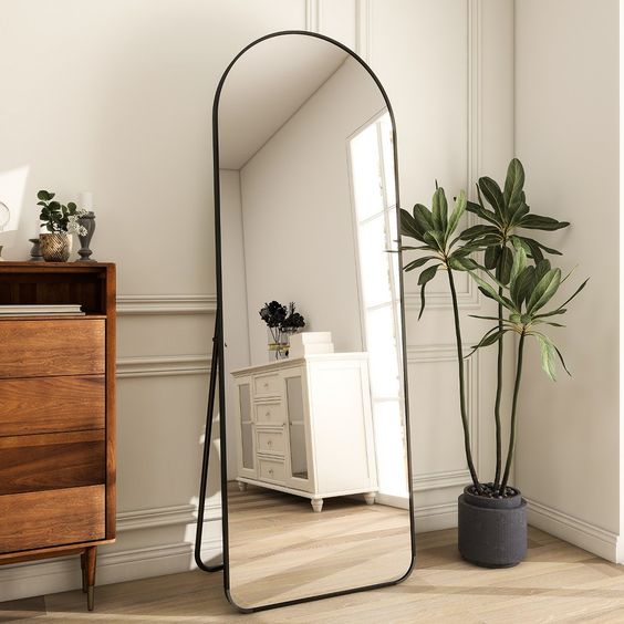 Espelho Pinterest Grande com Suporte e Moldura Dourada - PROMOÇÃO OUTUBRO