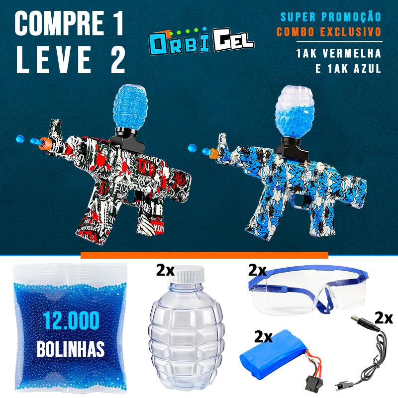 Lançadores OrbiGel AK - Compre 1 Leve 2 (PROMOÇÃO DE 2025)