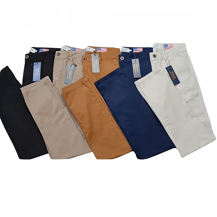 Kit 5 Calças Casuais- Cores Mistas