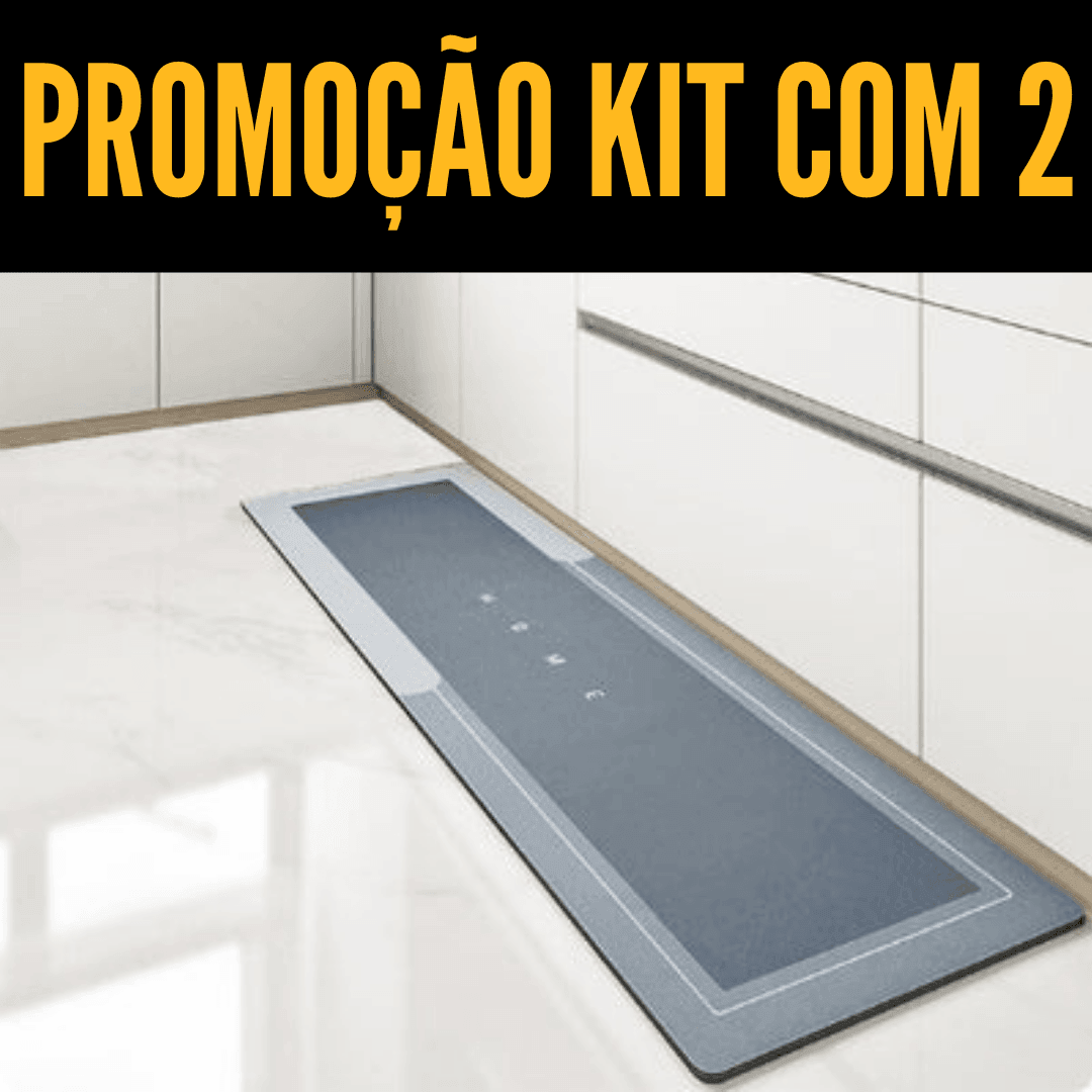 Tapete Antiderrapante e Absorvente Premium - PROMOÇÃO OUTUBRO