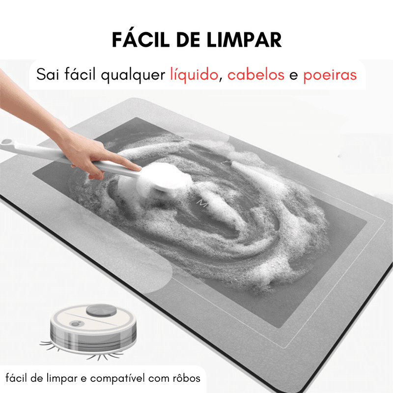 Tapete Antiderrapante e Absorvente Premium - PROMOÇÃO OUTUBRO