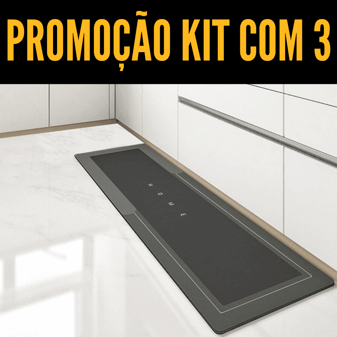 Tapete Antiderrapante e Absorvente Premium - PROMOÇÃO OUTUBRO