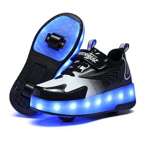 Tênis Infantil Pumello com Rodinhas e Luzes LED - (Promoção de Outubro)