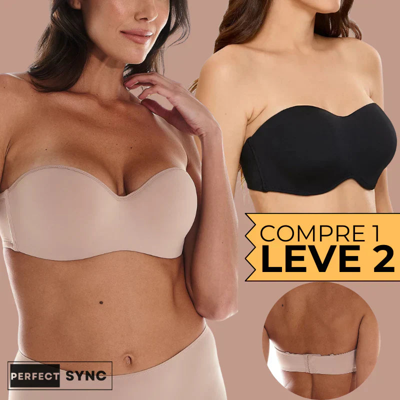 Sutiã Comfort Tomara que Caia - Sustentação Perfeita Sem Alças - [COMPRE 1 LEVE 2] - Lojas Milana