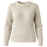 Suéter Feminino de Tricot Creme