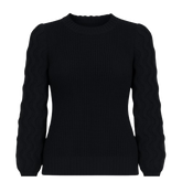 Suéter Feminino de Tricot Preto