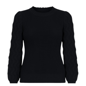 Suéter Feminino de Tricot Preto
