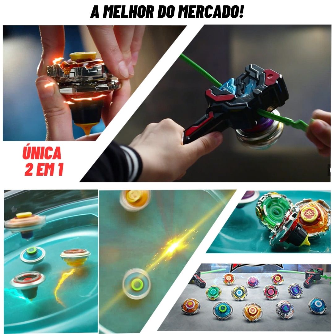 Beyblade Lojas Ponto Nacional - Série 2 em 1 - Se Torne o Maior Campeão! - PROMOÇÃO OUTUBRO