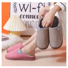 Kit 2 Pantufas de Inverno Antiderrapante para Casais