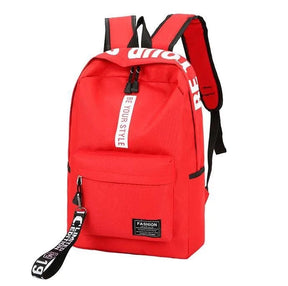 Mochila Escolar Unissex de Grande Capacidade Estilo Coreano