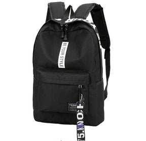 Mochila Escolar Unissex de Grande Capacidade Estilo Coreano