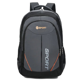 Mochila Unissex de Nylon Impermeável com Grande Capacidade para Notebook Viagem e Uso Diário