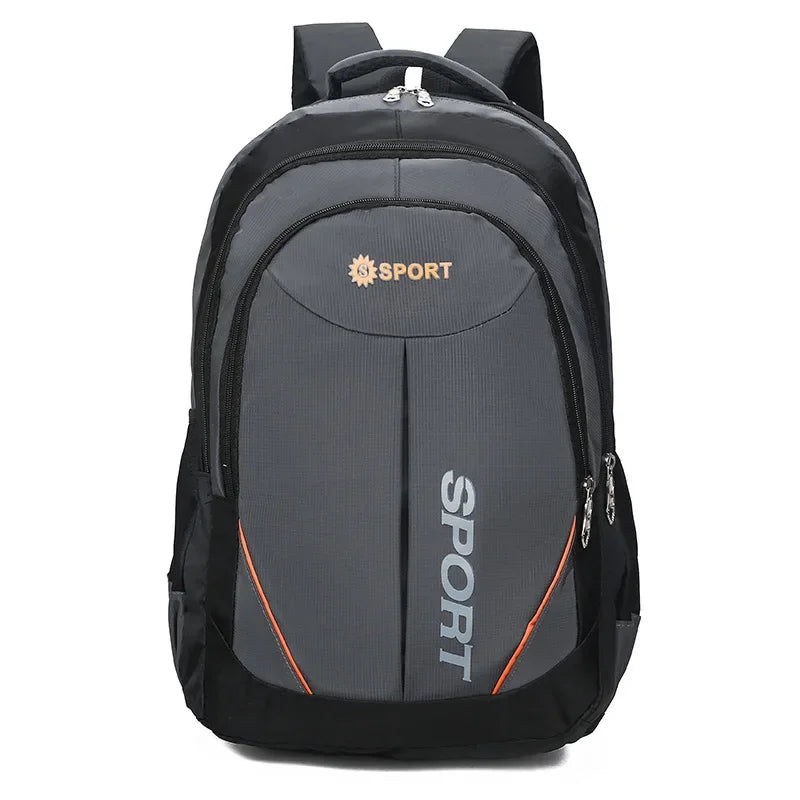 Mochila Unissex de Nylon Impermeável com Grande Capacidade para Notebook Viagem e Uso Diário