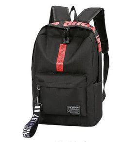 Mochila Escolar Unissex de Grande Capacidade Estilo Coreano