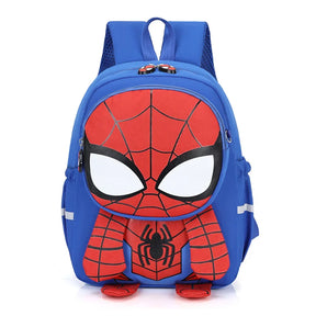 Mochila Infantil Homem-Aranha, Capitão América e Homem de Ferro — Modelo para Meninos