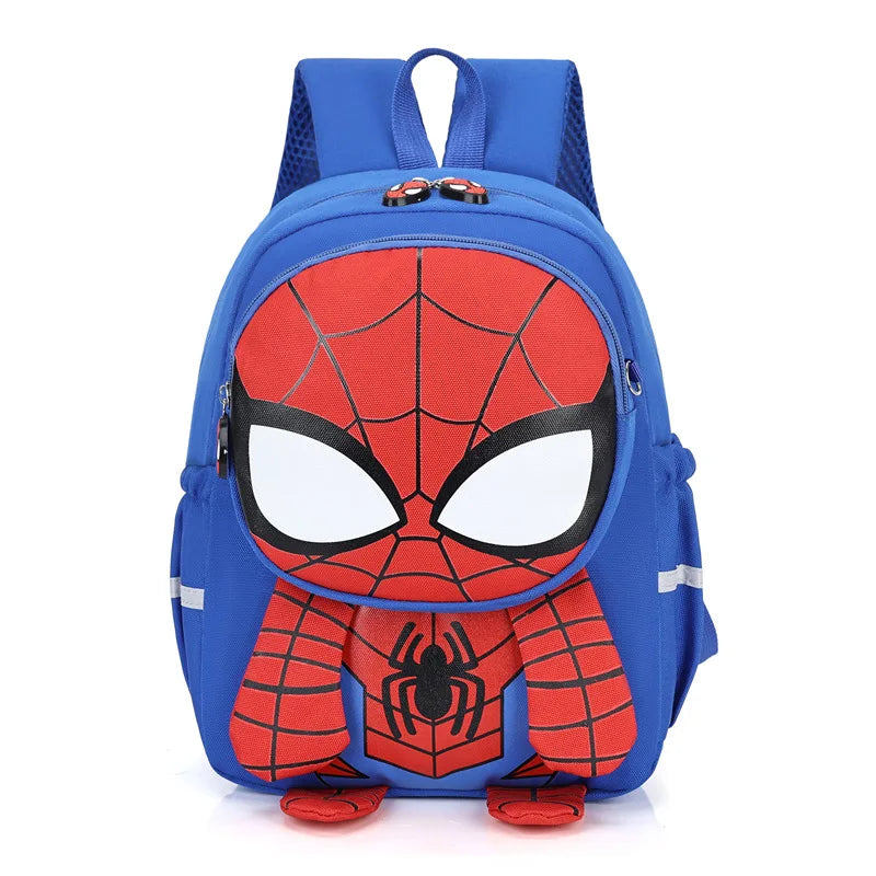 Mochila Infantil Homem-Aranha, Capitão América e Homem de Ferro — Modelo para Meninos