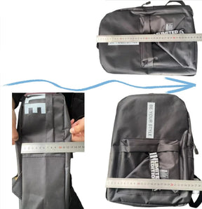 Mochila Escolar Unissex de Grande Capacidade Estilo Coreano