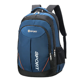 Mochila Unissex de Nylon Impermeável com Grande Capacidade para Notebook Viagem e Uso Diário