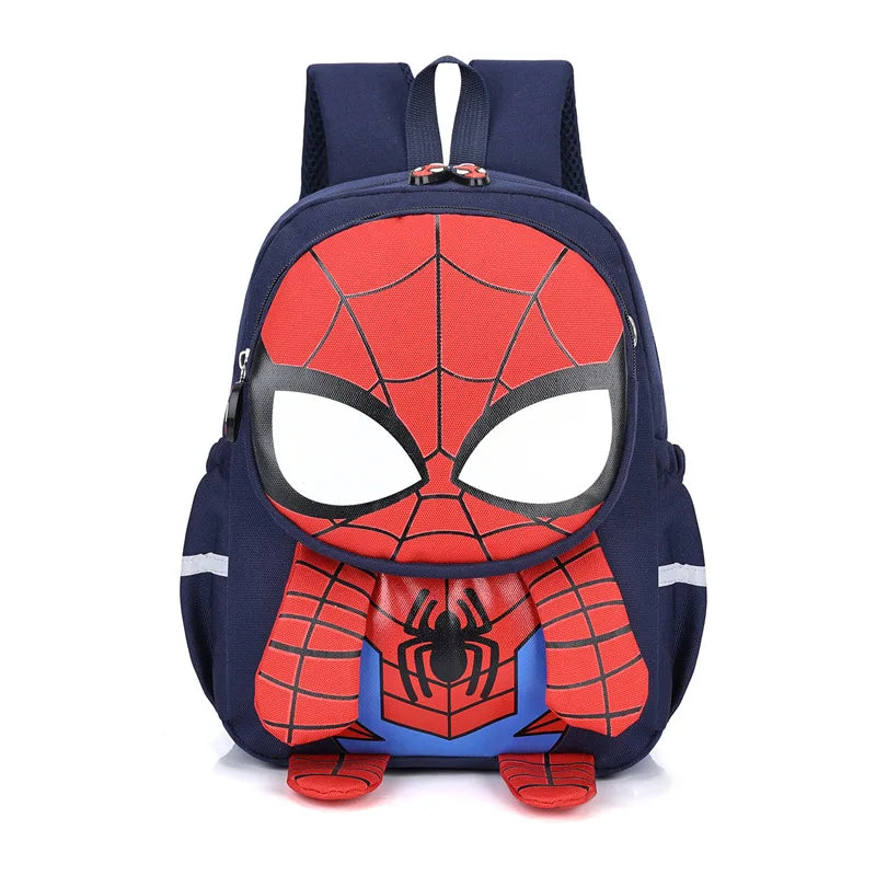 Mochila Infantil Homem-Aranha, Capitão América e Homem de Ferro — Modelo para Meninos