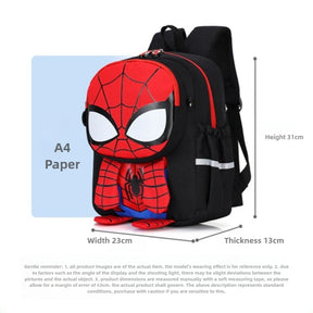 Mochila Infantil Homem-Aranha, Capitão América e Homem de Ferro — Modelo para Meninos