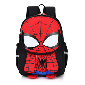 Mochila Infantil Homem-Aranha, Capitão América e Homem de Ferro — Modelo para Meninos