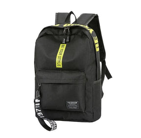 Mochila Escolar Unissex de Grande Capacidade Estilo Coreano