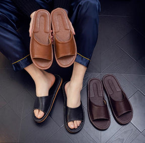 Sandália Feminina Anatômica de Couro | ClassicFlex
