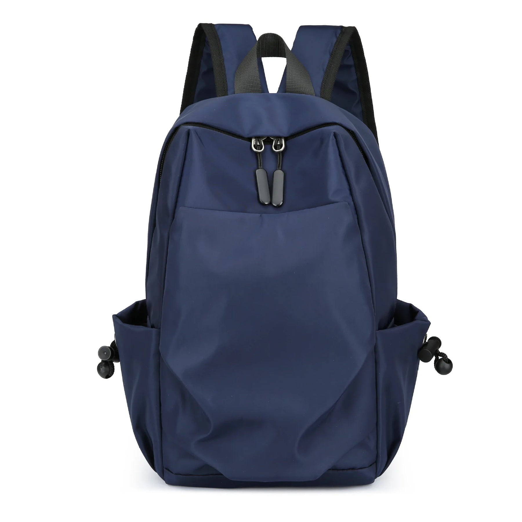 Mini Mochila Masculina Preta em Lona Impermeável com Design Fashion para Escola, Esporte e Viagem