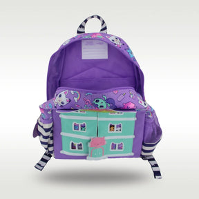 Mochila Infantil Gabby’s Dollhouse com Alças Confortáveis e Tamanho 14”