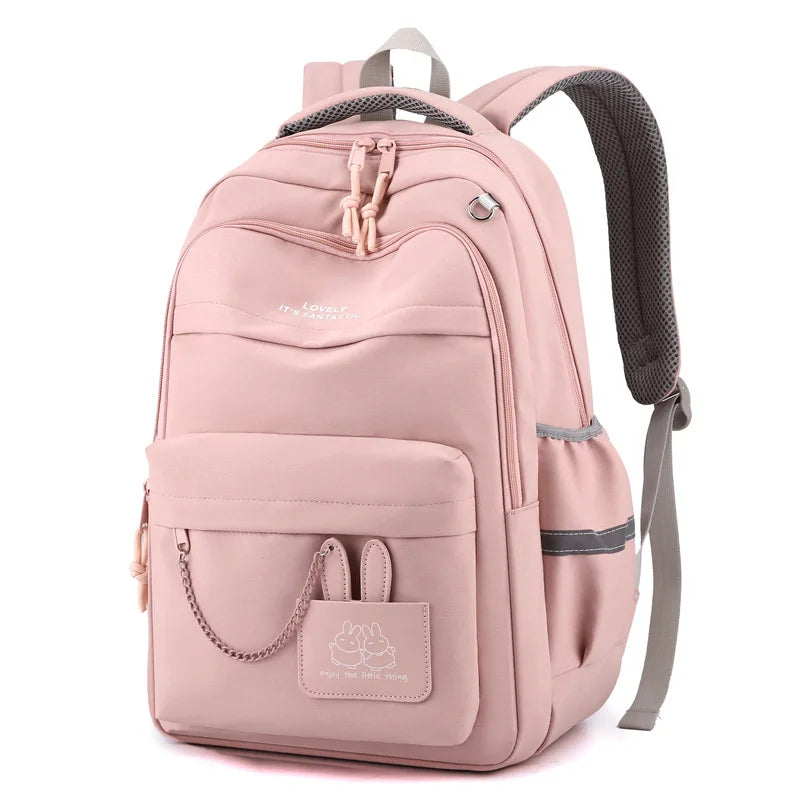 Mochila Escolar Infantil Feminina com Grande Capacidade