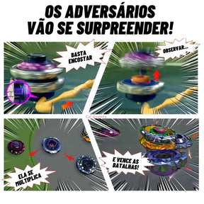 Beyblade Série 2 em 1 - Se Torne o Maior Campeão! - PROMOÇÃO DE OUTUBRO