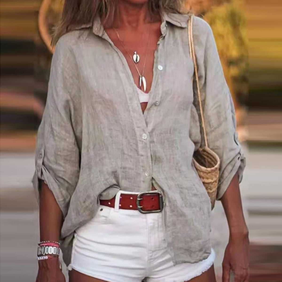 Blusa Feminina de linho Martina