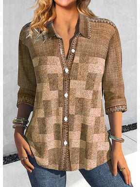 Camisa Feminina Xadrez