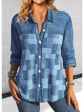 Camisa Feminina Xadrez