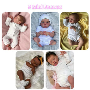 Mini Boneca BebeReborn - (Ganhe Roupinha GRÁTIS!) - PROMOÇÃO OUTUBRO